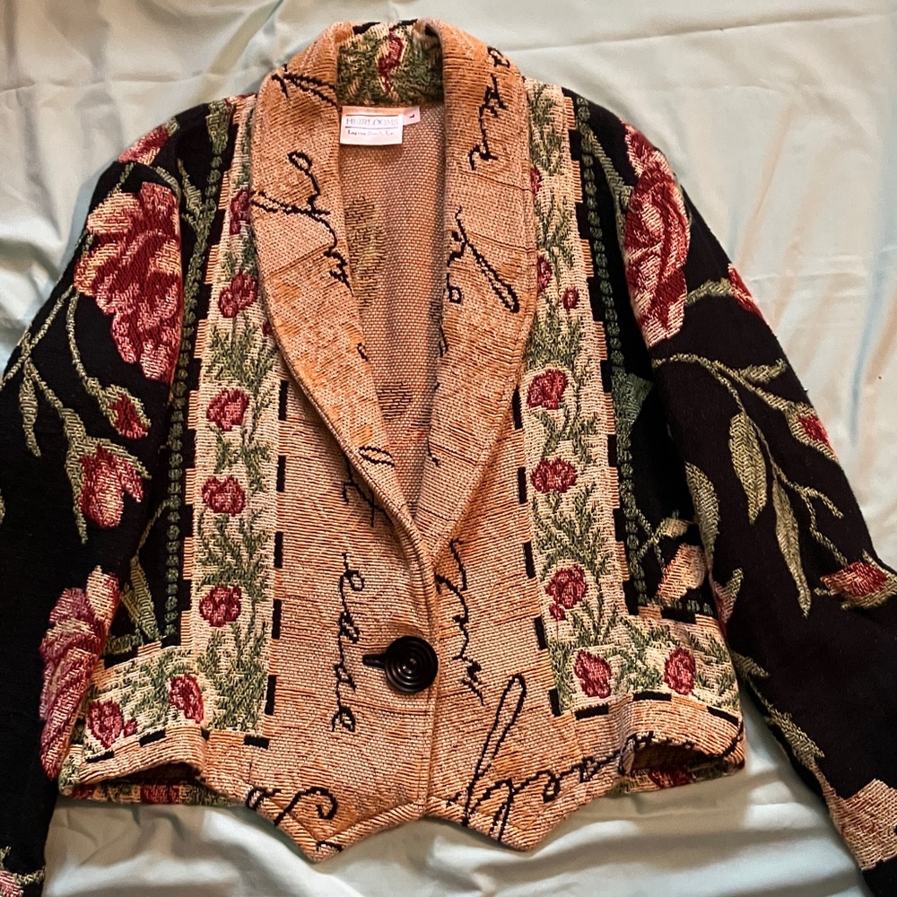 Heirlooms Laguna Beach tapestry jacket